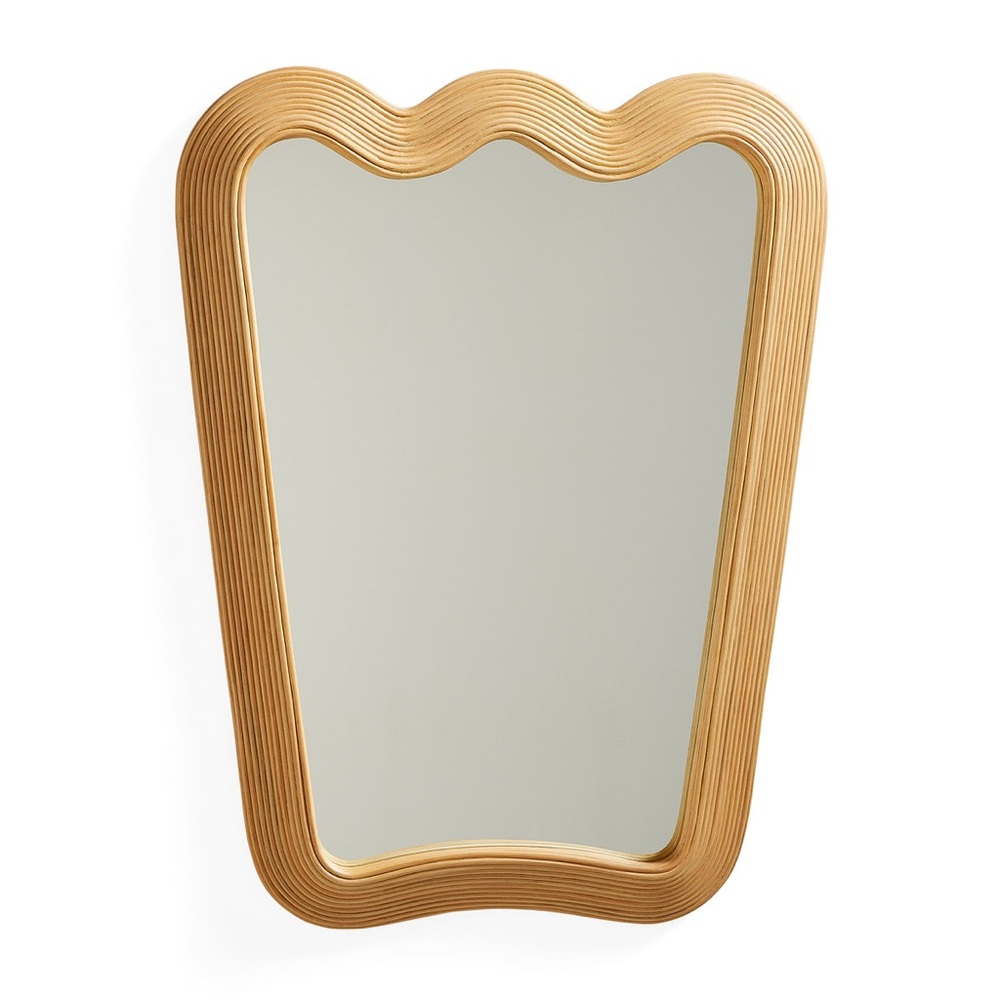 Jonathan Adler Riviera Ripple Flat Wall Mirror
